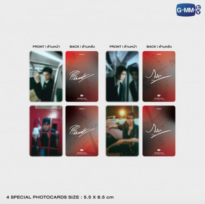 4 SPECIAL PHOTOCARDS - RENDEZVOUS THE OFFICIAL PHOTOBOOK OF PONDPHUWIN