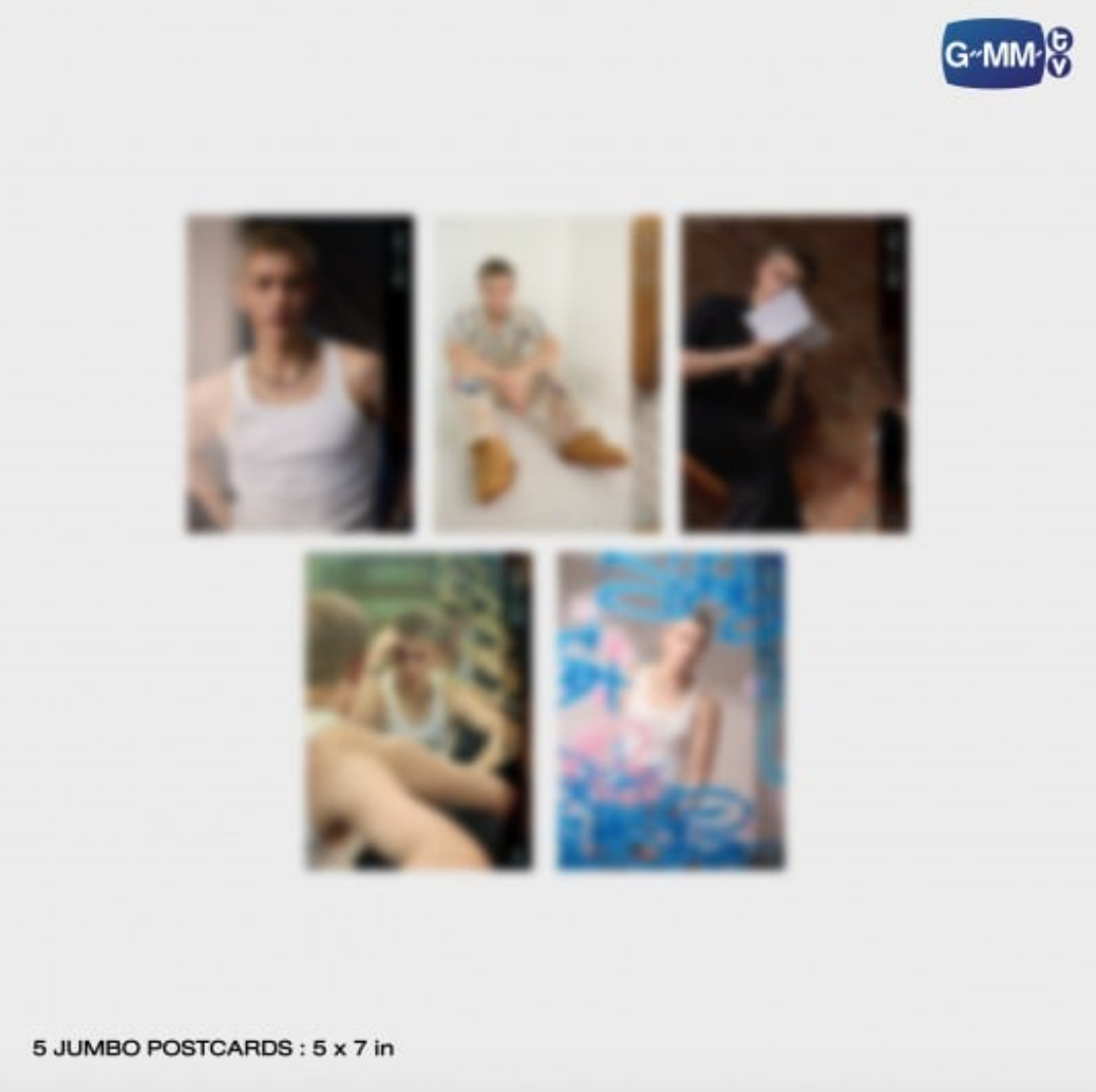 5 jumbo postcards - SIDE TO SIDE PHOTOSET FOURTH NATTAWAT 
