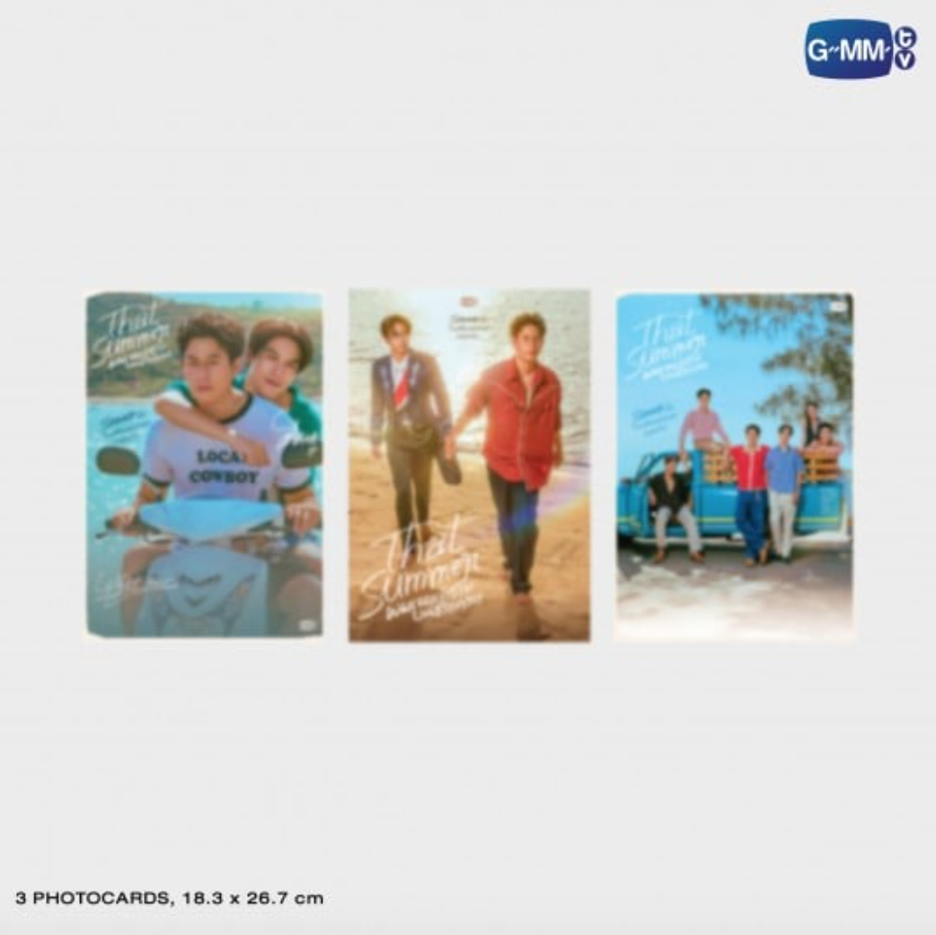 3 photocards - THAT SUMMER MEMORIAL BOXSET