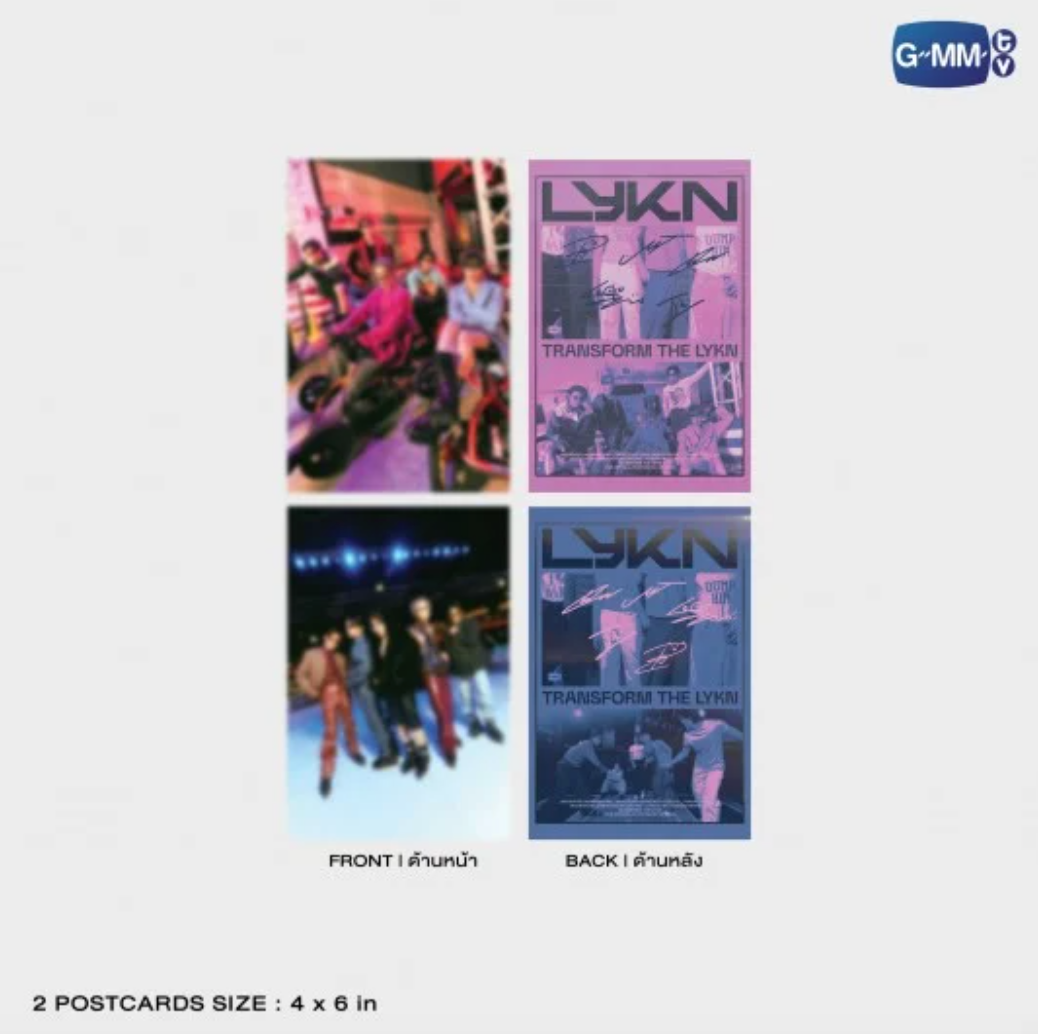 2 photocards - TRANSFORM THE LYKN THE OFFICIAL PHOTOBOOK 