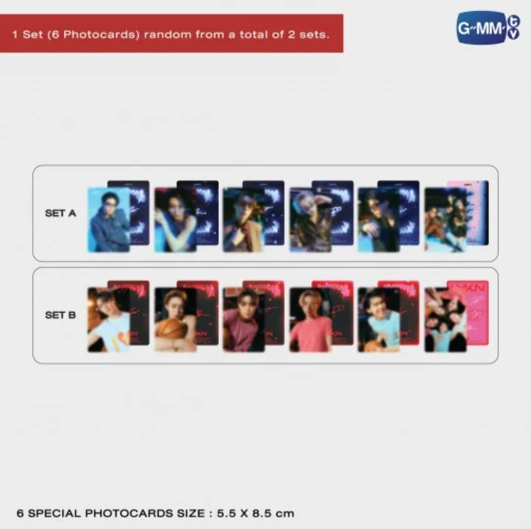 6 special photocards size