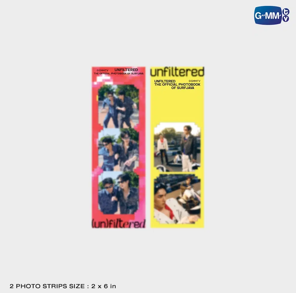 2 PHOTO STRIPS SIZE - UNFILTERED THE OFFICIAL PHOTOBOOK OF SURFJAVA